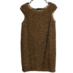 James‎ Coviello Women’s Tweed Shift Dress Brown